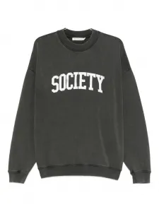 Свитшот с логотипом THE NEW SOCIETY, серый
