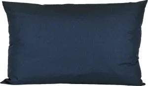 Декоративная подушка для отдыха на открытом воздухе JACK 40x60 см с водоотталкивающим наполнителем XXL, эффект лотоса для садового стула, цвет: темно-синий