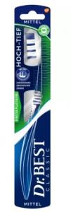 Dr. Best, Hoch-Tief, Зубная щетка, средняя, 1 шт.