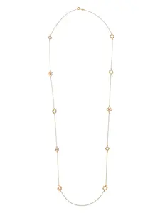 Длинное колье Kira Clover Tory Burch, золотой