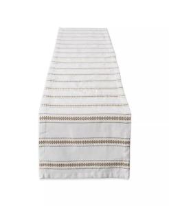 дорожка в полоску Zig Dobby Design Imports, бежевый