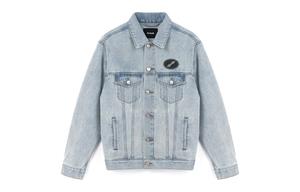 WE11DONE Джинсовая куртка оверсайз, Denim Blue