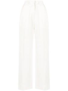 Casablanca брюки с завышенной талией, нейтральный цвет