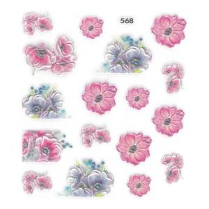 5D самоклеящиеся наклейки для ногтей №568, AllePaznokcie