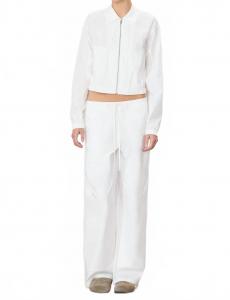 Брюки-карго Franco белого цвета Eterne, белый