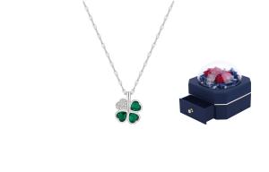 HMZ Ожерелье из стерлингового серебра 925 пробы для женщин