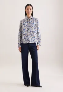 Блузка на пуговицах ausgestellte Seidensticker, White