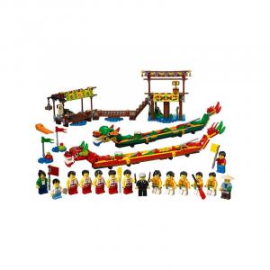 Dragon Boat Racing Plastic Building Blocks 601 100pcs 80103 LEGO