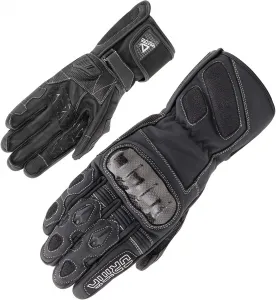 Спортивные кожаные перчатки Orina Shepard унисекс с карбоновой защитой, Black