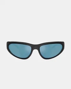 Мужские овальные солнцезащитные очки с поляризованными линзами Arnette, черный