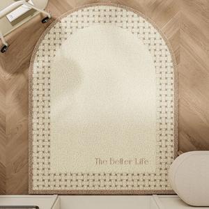 Dajiang Ковер 100х120 см для прихожей в винтажном стиле, грязеотталкивающий, водостойкий, не скользящий, Gedi 08, Loop Pile