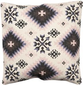 Чехол на подушку Clayre & Eef 50x50 см бежевый белый хлопок квадратный Clayre&Eef