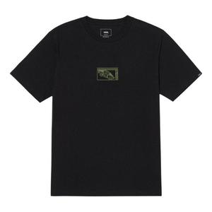 Футболка overstimulated skates graphic t-shirt 'black green' Vans, черный