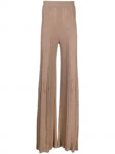 Брюки ажурной вязки Marine Serre, нейтральный