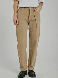 Джинсы свободного кроя NORR Kenzie, темно-бежевый