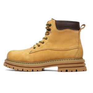 Ботинки YEDANI Martin кожаные на шнуровке, желто-коричневый