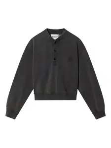 Толстовка Simony с вышивкой Marant Étoile, серый