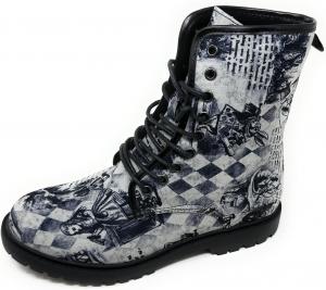 Женские боевые ботинки на шнуровке N.Y.L.A. Alice, Prints