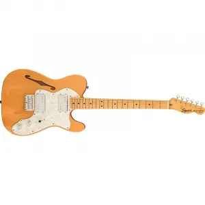 Squier Classic Vibe '70s Telecaster Thinline, гриф из клена, натуральный, 0374070521