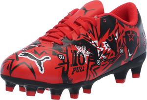 Футбольные бутсы Puma для детей и взрослых Ultra Play Turf, белый/черный/красный