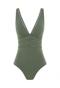 Треугольный купальник SEA LEVEL Essentials Edit, хаки