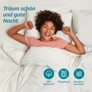 Постельное белье LeGer Home by Lena Gercke» Аниса в размере. 135х200, 155х220 см или 200х200", постельное белье из хлопка, однотонное постельное белье на молнии, антрацит