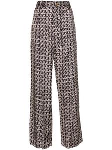 AERON брюки палаццо Wellen с абстрактным принтом, черный