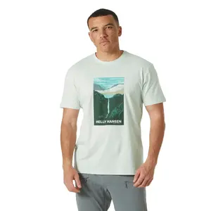 Футболка с коротким рукавом Helly Hansen Massif Graphic, зеленый