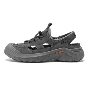 WARRIOR Пляжные сандалии мужские цвета хаки/серый/черный