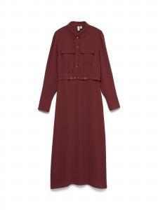 VERO MODA Платье 'VMJAFRAN' в темно-красном цвете