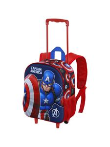 Marvel Рюкзак Капитан Америка Патриот, маленький, 3D, разноцветный