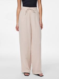 Тканевые брюки Pieces, кремовый