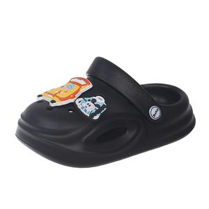 Детские тапочки с противоскользящей, противоударной и дышащей подошвой BOBDOG, зеленый