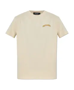 Футболка с логотипом Dsquared2, бежевый