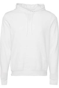 Толстовка с капюшоном из губчатого флиса BELLA + CANVAS, цвет dtg white