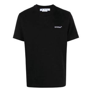 Футболка helvetica short-sleeve tee Off-White, черный