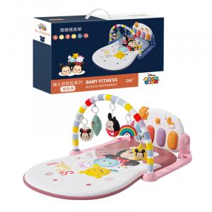 Рамка для детского спортзала mickey mouse, подарок на первый месяц и 100 дней новорожденному, детские развивающие игрушки с ножным пианино Disney