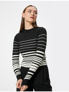Толстовка KOTON Sweater, цвет Schwarz Gestreift