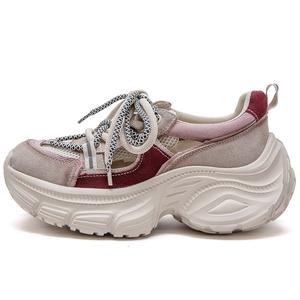 Низкие массивные кроссовки женские MATA, Pink