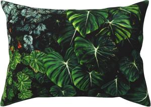 Pevtufa Наволочка с принтом растений зеленого цвета Lush Foliage Green Plant