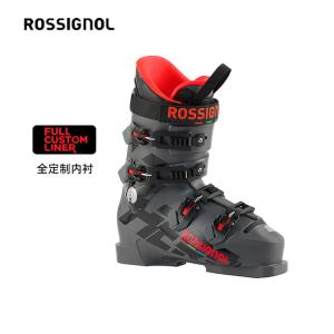 Rossignol Детские и юношеские горнолыжные ботинки French Lucino 2425 с двойной колодкой, модель Hero World Cup 70, жесткость 70, для спортивных соревнований, размер 25.5 (255 мм)