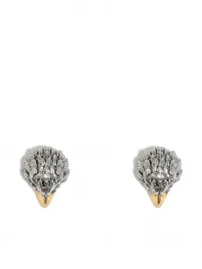 Серьги в виде головы орла из латуни Bimba y Lola, серебряный