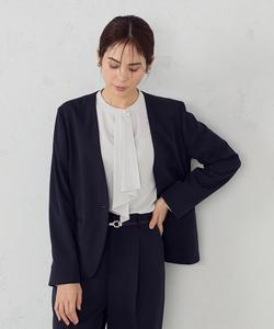 Куртка без воротника из полиэстеровой саржи