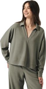 Толстовка Splendid Waffle Scuba Polo Sweatshirt, Soft Vob