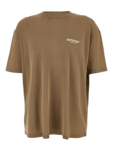 Футболка с логотипом Represent, коричневый