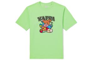 Футболка X Britto с рукавом дроп-шиoulder унисекс Kappa, цвет Eden Green