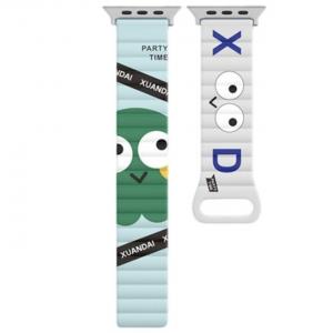 Ремешок Apple Совместимость Силиконовый материал CHENSONG, Черника - ремешок + силиконовый защитный чехол