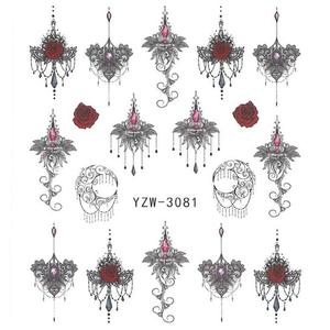 Наклейки для ногтей с водой YZW-3081, Molly Lac