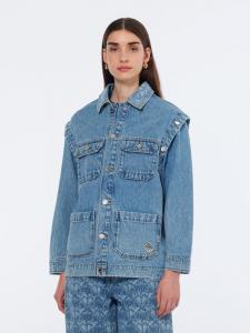 джинсовая куртка синего цвета Scotch & Soda