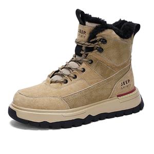 JEEP SPIRIT Ботинки Thermal Waterproof Abrasion Resistant Height Increasing Knee High Snow Boots Unisex Brown